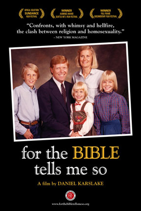 For the Bible Tells Me So Poster